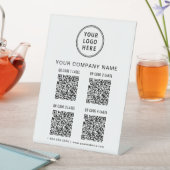 Signe De Table Business Logo Create Your 4 QR Codes (In SItu)