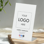 Signe De Table Business Social Media Logo Professionnel