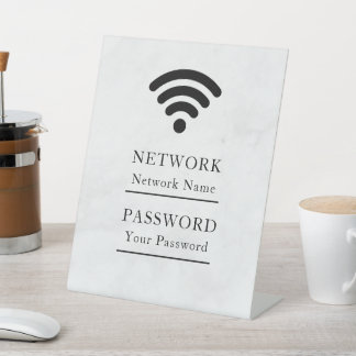Signe De Table  Business Wifi Morden Network