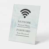 Signe De Table  Business Wifi Morden Network (Recto)
