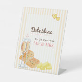 Signe De Table Butter Together Bridal Shower Date Ideas (Recto)