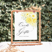 Signe De Table Butter Yellow Ivory Cards & Gifts Wedding Table