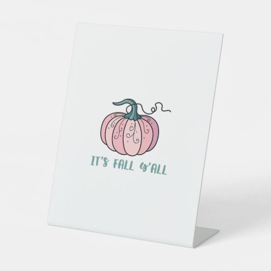 Signe De Table C’est la mode de l’automne Y’all (Recto)