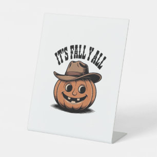 Signe De Table C’est le Citrouille de la mode Automne Y’all