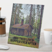 SIGNE DE TABLE CABINE JOURNAL HEUREUSEMENT APRÈS MARIAGE PEDESTAL (In SItu)