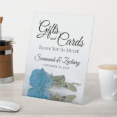 Signe De Table Cadeaux & Cartes Elégant Rose bleu turquoise (In SItu)