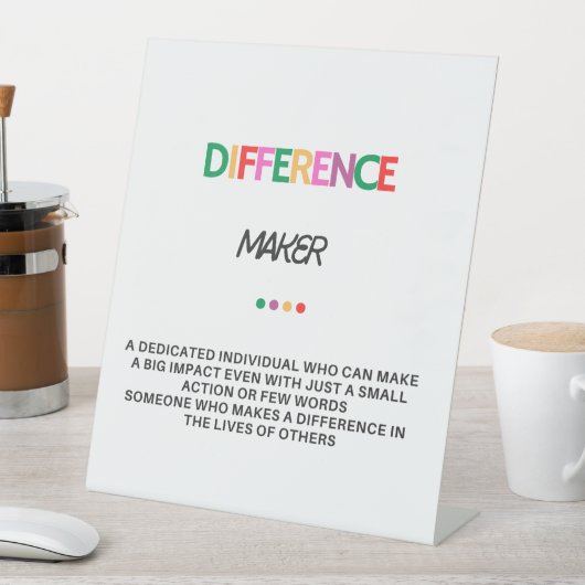 Signe De Table Cadeaux Créateurs De Différences Pour Femmes, Cade (In SItu)