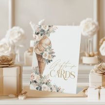 Cadeaux de Glace et CartesFête de Mariage Florale