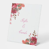 SIGNE DE TABLE CADEAUX ET CARTES AFFICHE DE BIENVENUE DE FÊTE DES (Recto)