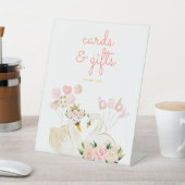 Signe De Table Cadeaux et cartes Baby shower rose cygne (In SItu)