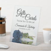 Signe De Table Cadeaux et cartes Dusty Steel Blue Rose Merci (In SItu)