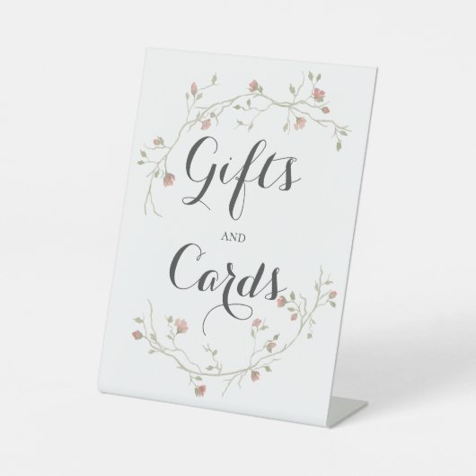 Signe De Table Cadeaux et Cartes wedding showers Fleurs de Bruit (Recto)