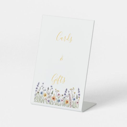 Signe De Table Cadeaux et pancarte de carte (Recto)