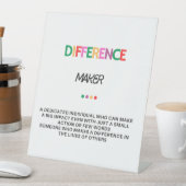 Signe De Table Cadeaux pour femmes qui font la différence, Cadeau (In SItu)