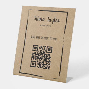 Signe De Table Cadre d'artisanat moderne simple