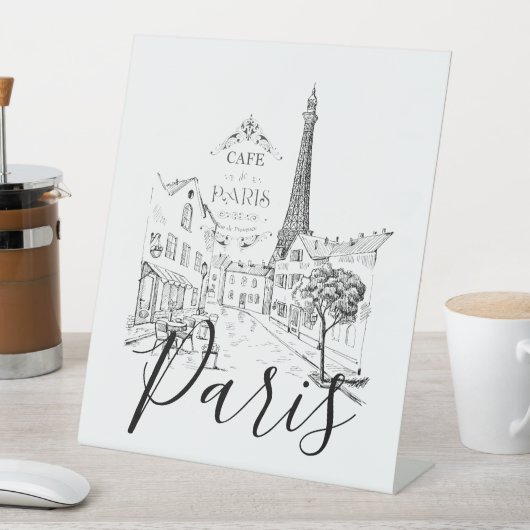 Signe De Table Café Paris (In SItu)