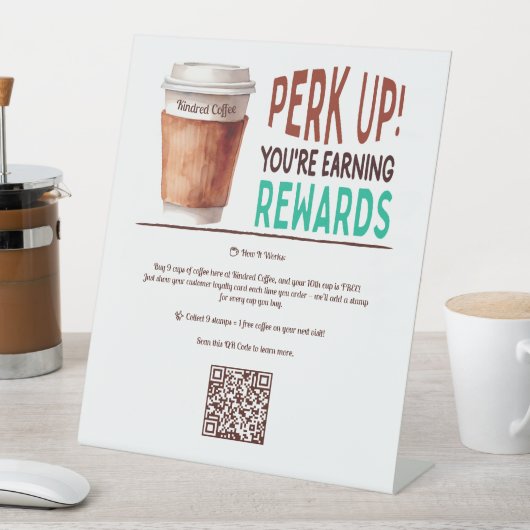 Signe De Table Café sur mesure Loyauté (In SItu)