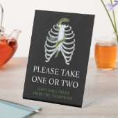 Signe De Table Cage De Rib Serpent Halloween Trick Ou Traitements (In SItu)