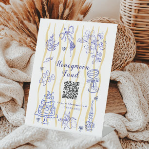 Signe De Table Caisse de Lune de Miel pour Mariage Dolce Vita