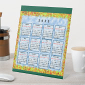 Signe De Table Calendrier de l'année 2025 (In SItu)