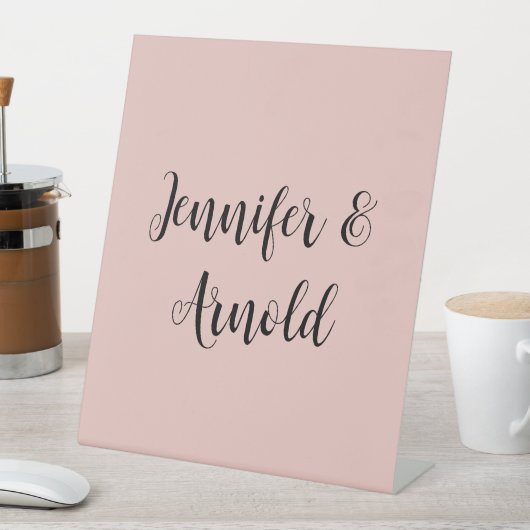 Signe De Table Calligraphie Élégant Cute Plain (In SItu)