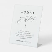 Signe De Table Calligraphie Mariage Téléphone Guides (Recto)