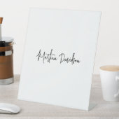 Signe De Table Calligraphie minimaliste moderne (In SItu)