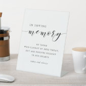 Signe De Table Calligraphie moderne dans Love Memory Mariage Tabl (In SItu)