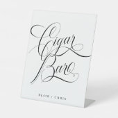 Signe De Table Calligraphie Moderne Mariage Cigar Bar Mariage Sig (Recto)