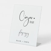 Signe De Table Calligraphie Moderne Mariage Cigar Bar Mariage Sig (Recto)