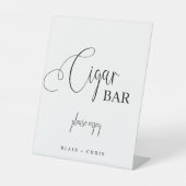 Signe De Table Calligraphie Moderne Mariage Cigar Bar Mariage Sig (Recto)