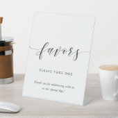 Signe De Table Calligraphie moderne table des faveurs de mariage (In SItu)