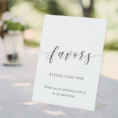 Signe De Table Calligraphie moderne table des faveurs de mariage