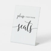 Signe De Table Calligraphie Rustique S'Il Vous Plaît Trouver Votr (Recto)