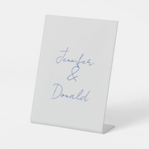 Signe De Table Calligraphie tendance classique noms personnels si