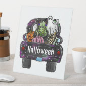 Signe De Table Camion Halloween (In SItu)