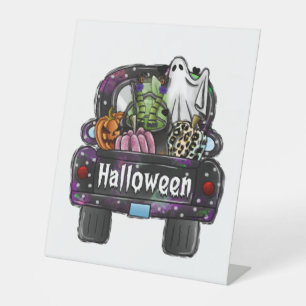 Signe De Table Camion Halloween