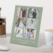 Signe De Table Camouflage Green Custom 6 Photo Valentine (In SItu)