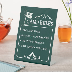 Signe De Table Camp Bachelorette