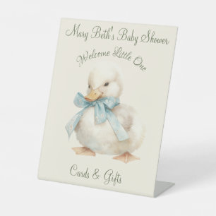 Signe De Table Canotage avec ruban Baby shower Cartes et cadeaux