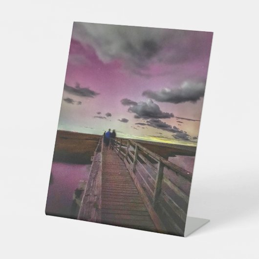 Signe De Table Cape Cod Aurora Borealis (Recto)