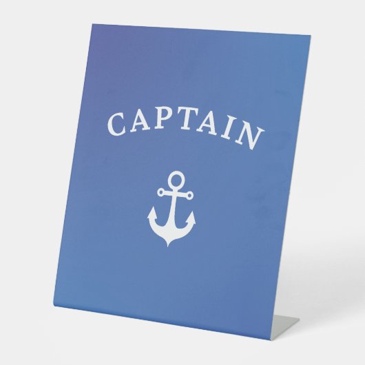 Signe De Table Capitaine (Recto)