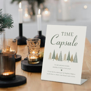 Signe De Table Capsule Baby shower temps hiver