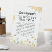 Signe De Table Capsule Temporelle 1er Anniversaire Abeille (In SItu)