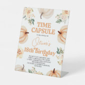 Signe De Table Capsule Temporelle pour le Premier Anniversaire de (Recto)