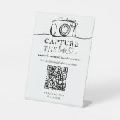 Signe De Table Capturez l'amour Simple Mariage (Recto)