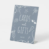 Signe De Table Cards & Gifts Beach Doodle Bridal Shower  (Recto)