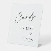 Signe De Table Cards & Gifts Wedding Table Sign Minimalist (Recto)