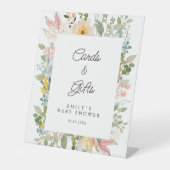 Signe De Table Cards &Gifts! Wildflower Garden Charm Baby Shower (Recto)