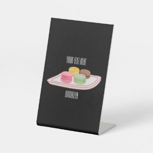 Signe De Table Caricature de Macaron